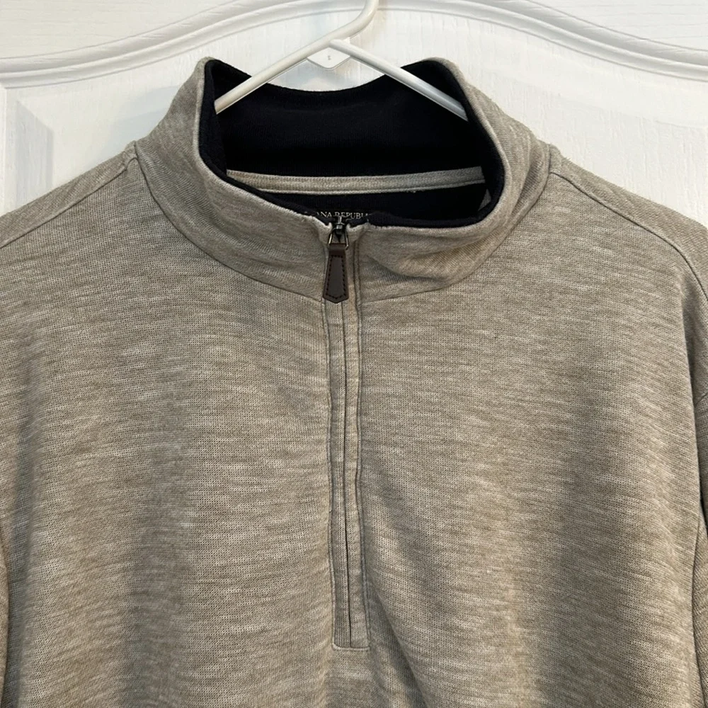 Banana Republic Sweater Men’s XL 1/4 Zip Pullover